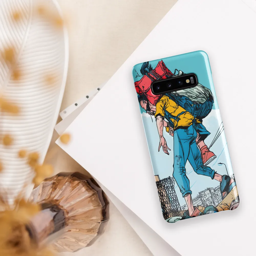 Resilience on the Urban Path | Phone Case |  S10 Plus | Snap Case | Glossy