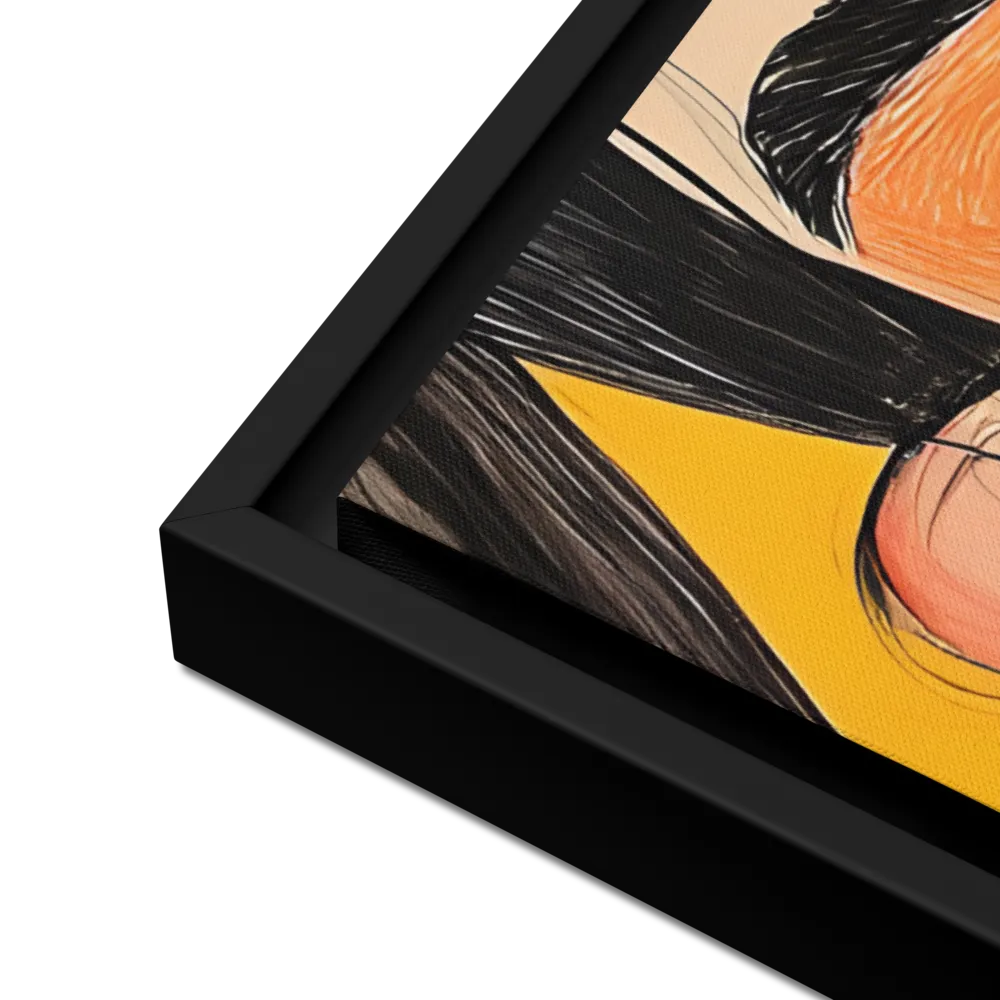 Joyful Radiance | Canvas with Black Frame | 24″×36″