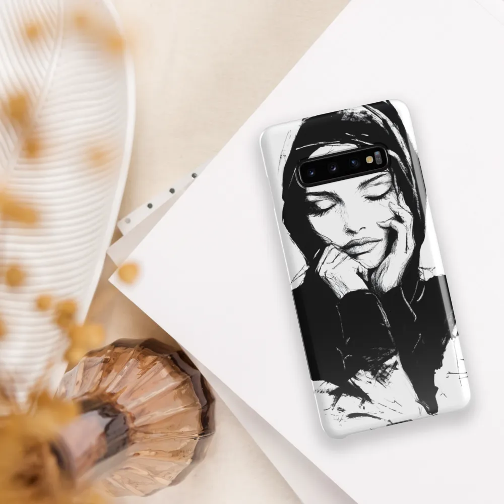 Whispers of Contemplation | Phone Case |  S10 Plus | Snap Case | Glossy