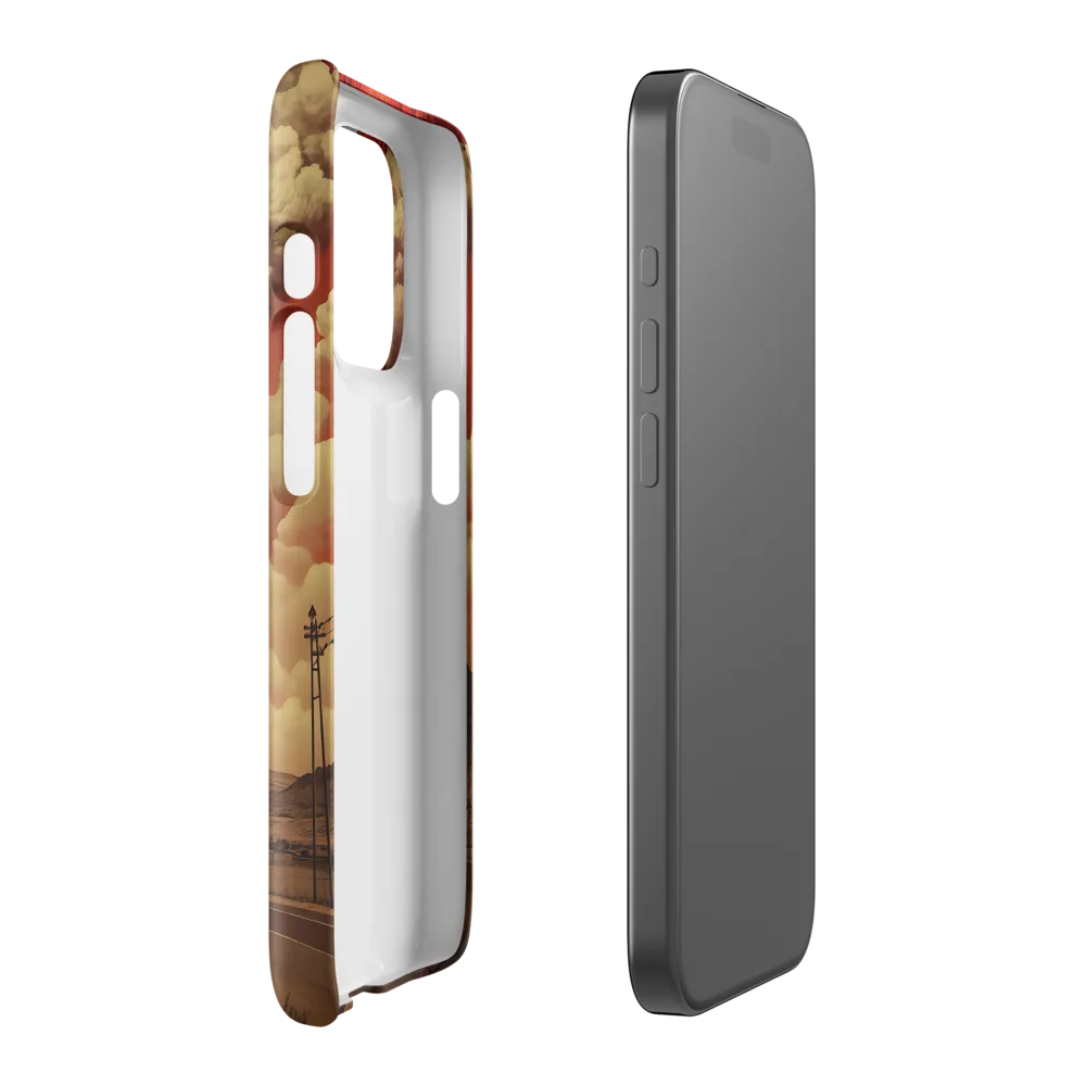 Defiant Spirit in a Surreal Landscape | Phone Case |  15 Pro | Snap Case | Glossy