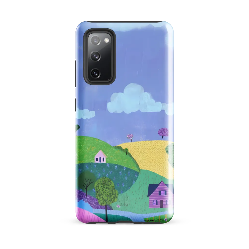 Whimsical Hills and Quaint Homes | Phone Case |  S20 FE | Tough Case | Glossy