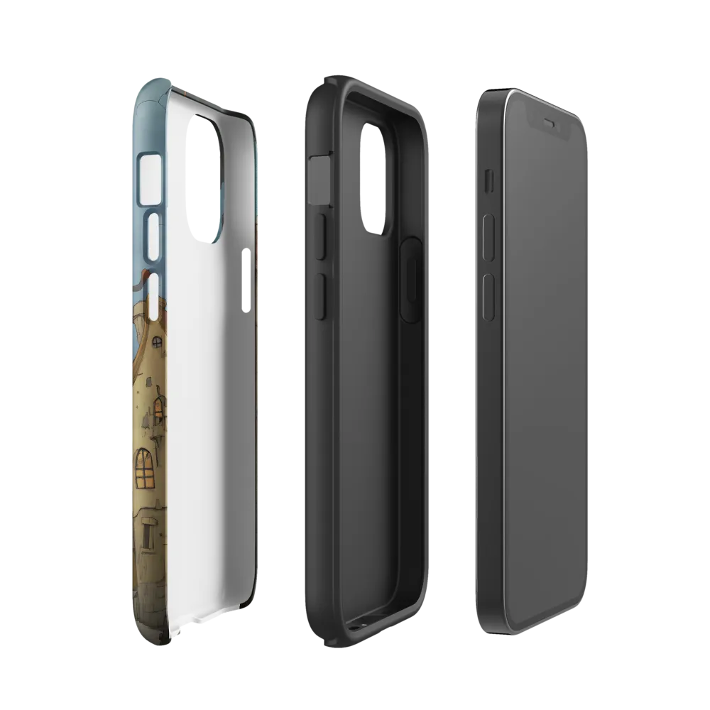 The Enigmatic Watchtower | Phone Case |  12 mini | Tough Case | Glossy