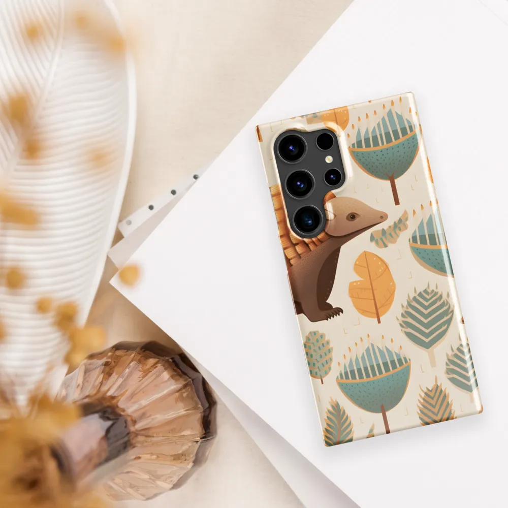 Pangolins in a Whimsical Habitat