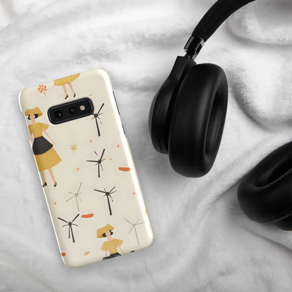 Whimsical Patterns of Nature and Femininity | Phone Case |  S10e | Snap Case | Glossy