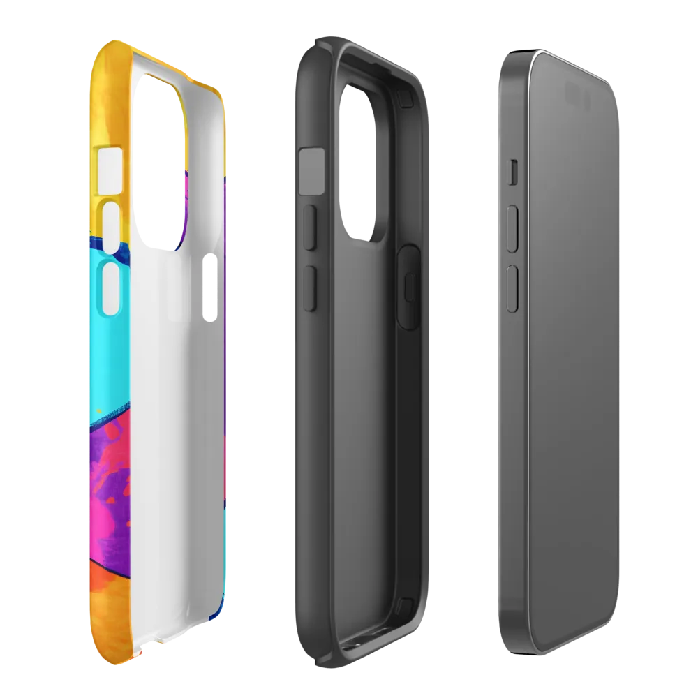 Playful Cubes in Vibrant Harmony | Phone Case |  14 Pro | Tough Case | Matte