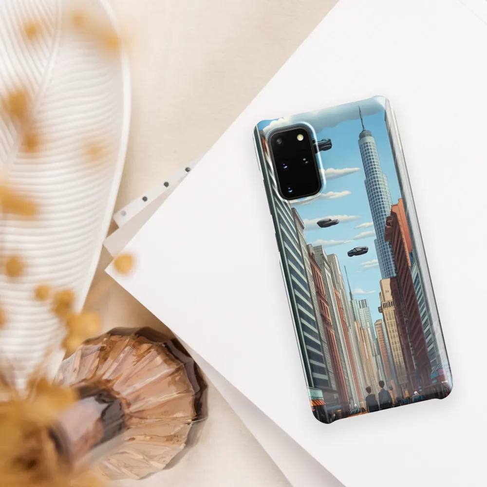 Futuristic Stroll through the Urban Skyline