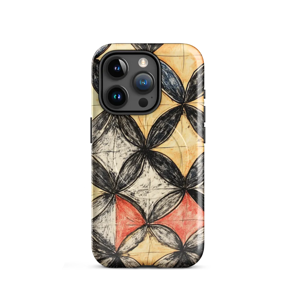 Geometric Harmony | Phone Case |  15 Pro | MagSafe® Tough Case | Glossy