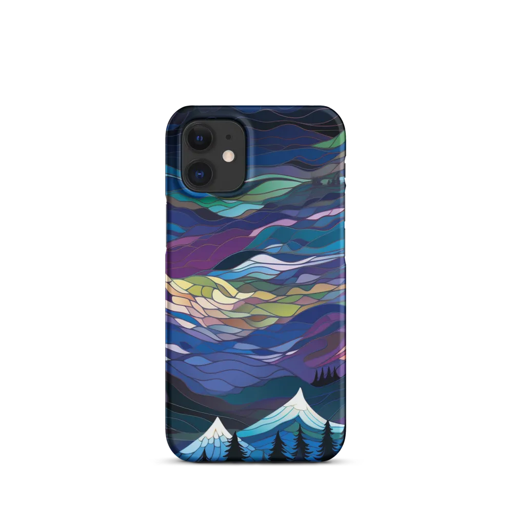 Twilight Peaks: An Abstract Mountain Landscape