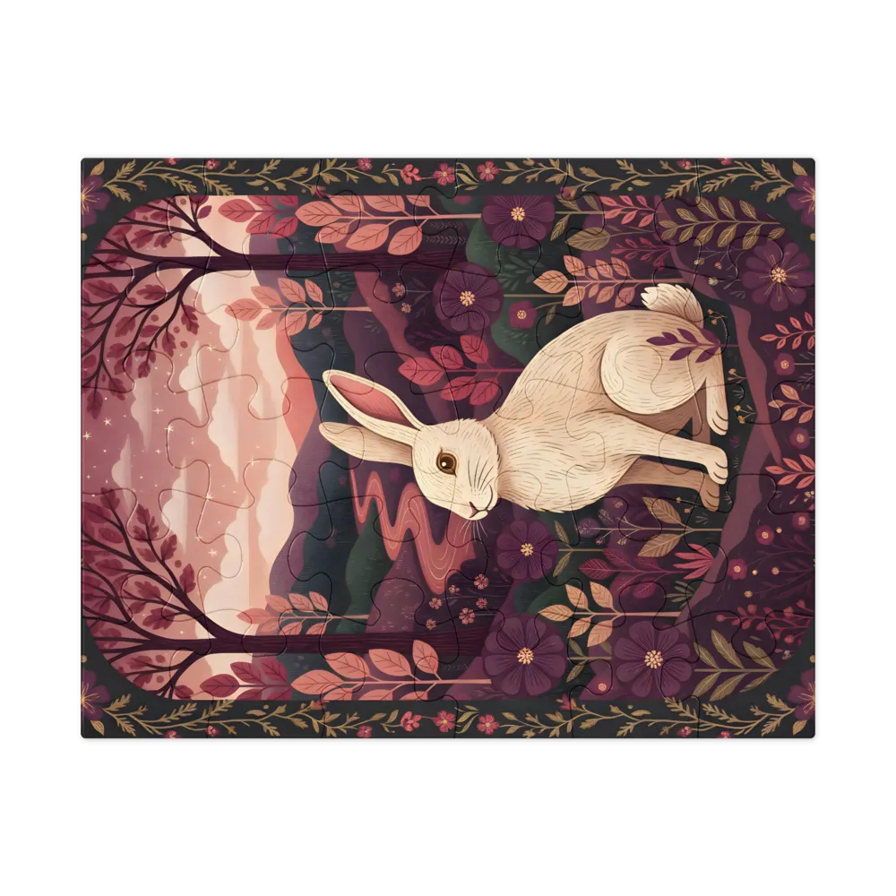 Twilight Rabbit 
 Jigsaw Puzzle in Tin Box