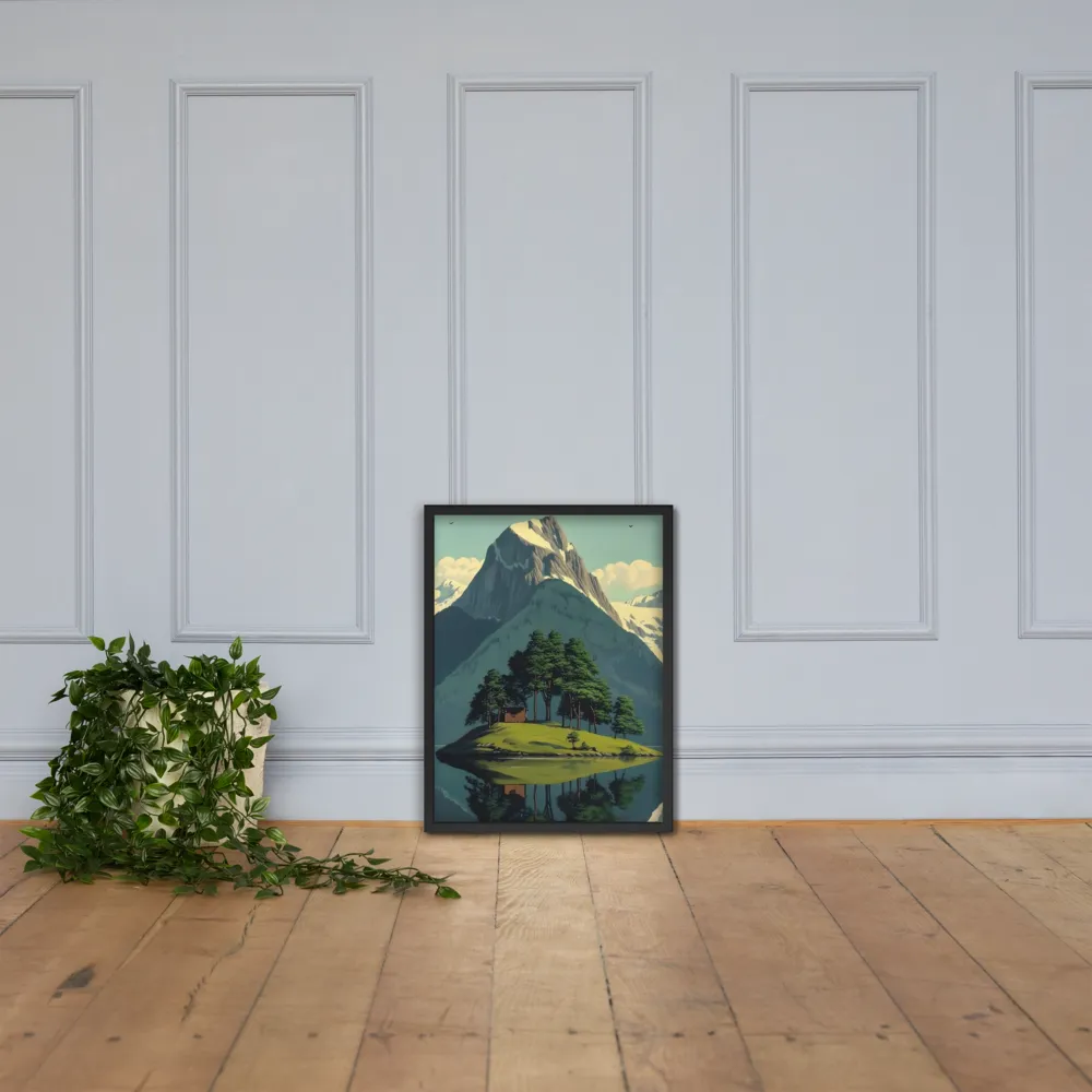 Whispers of Tranquility | Poster with Black Frame | 18″×24″