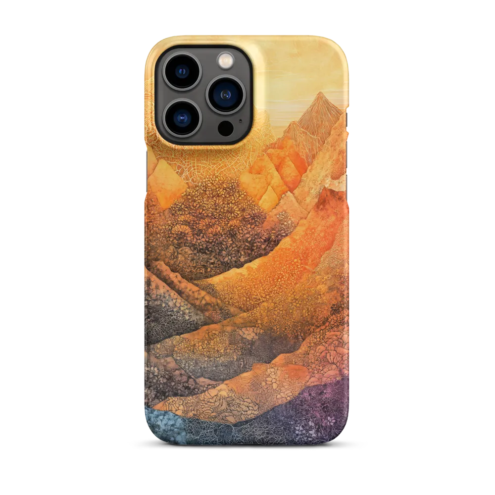 Serene Peaks of Color