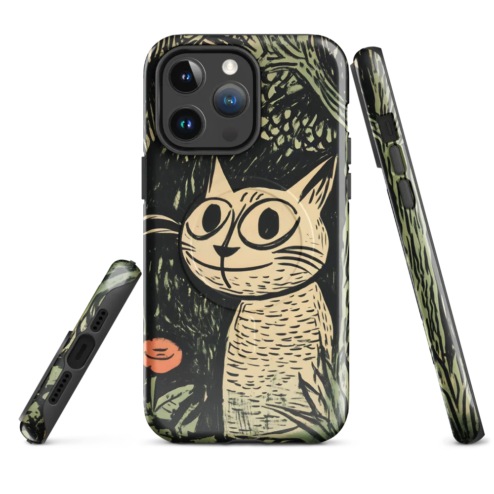 Whimsical Cat in the Forest