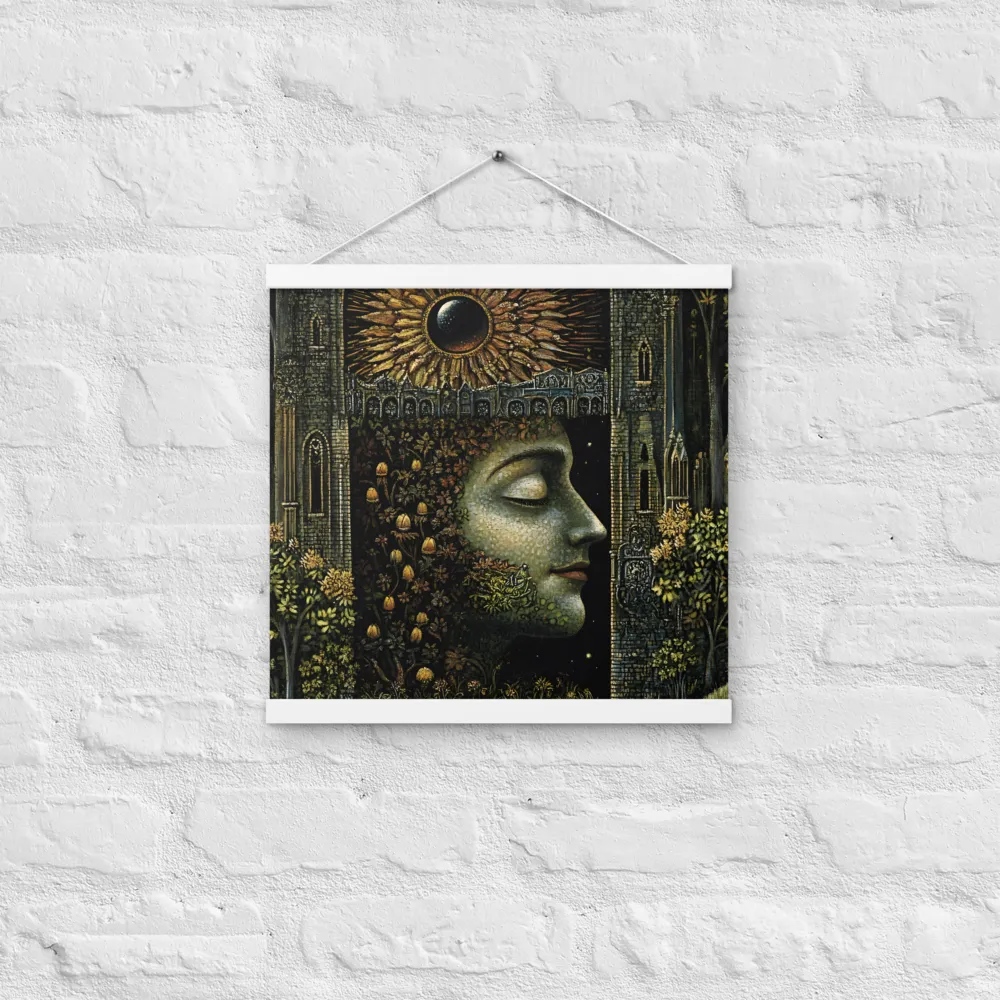 Nature’s Embrace: The Infinite Connection | Poster With White Wood Hanger | 16″×16″