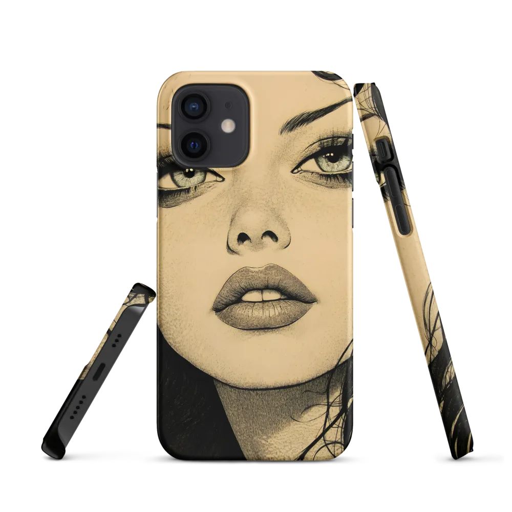 Enigmatic Gaze | Phone Case |  12 | Snap Case | Matte