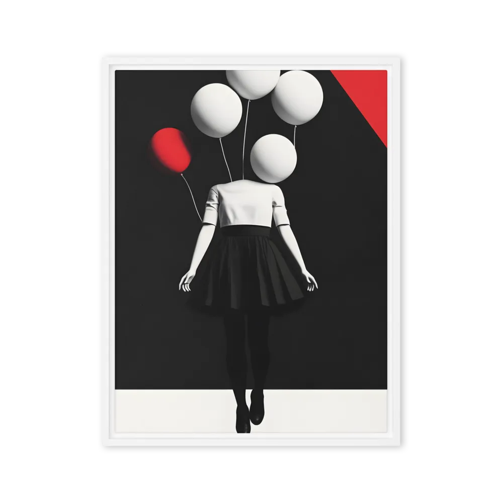 Suspended in Mystery | Canvas with White Frame | 24″×32″