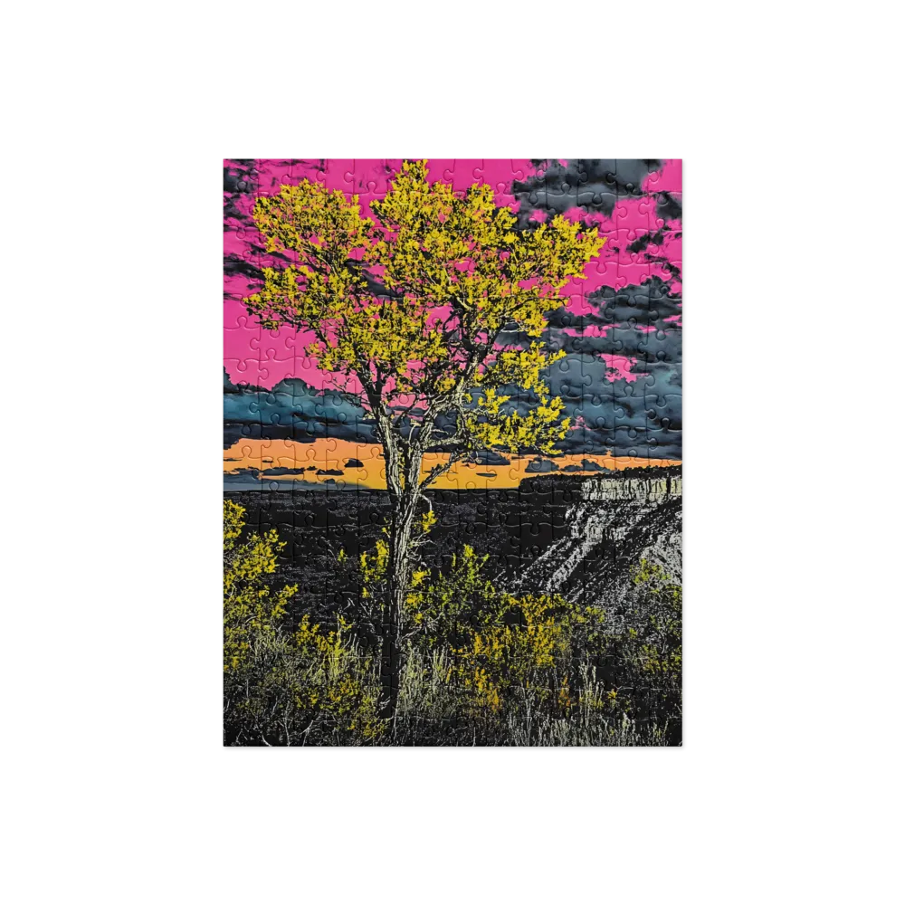 Ethereal Tree in a Surreal Landscape | Jigsaw Puzzle | 252/520 pieces