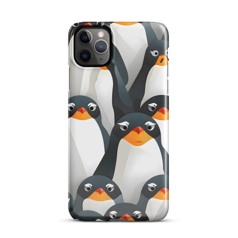 Penguin Parade | Phone Case |  11 Pro Max | Snap Case | Glossy