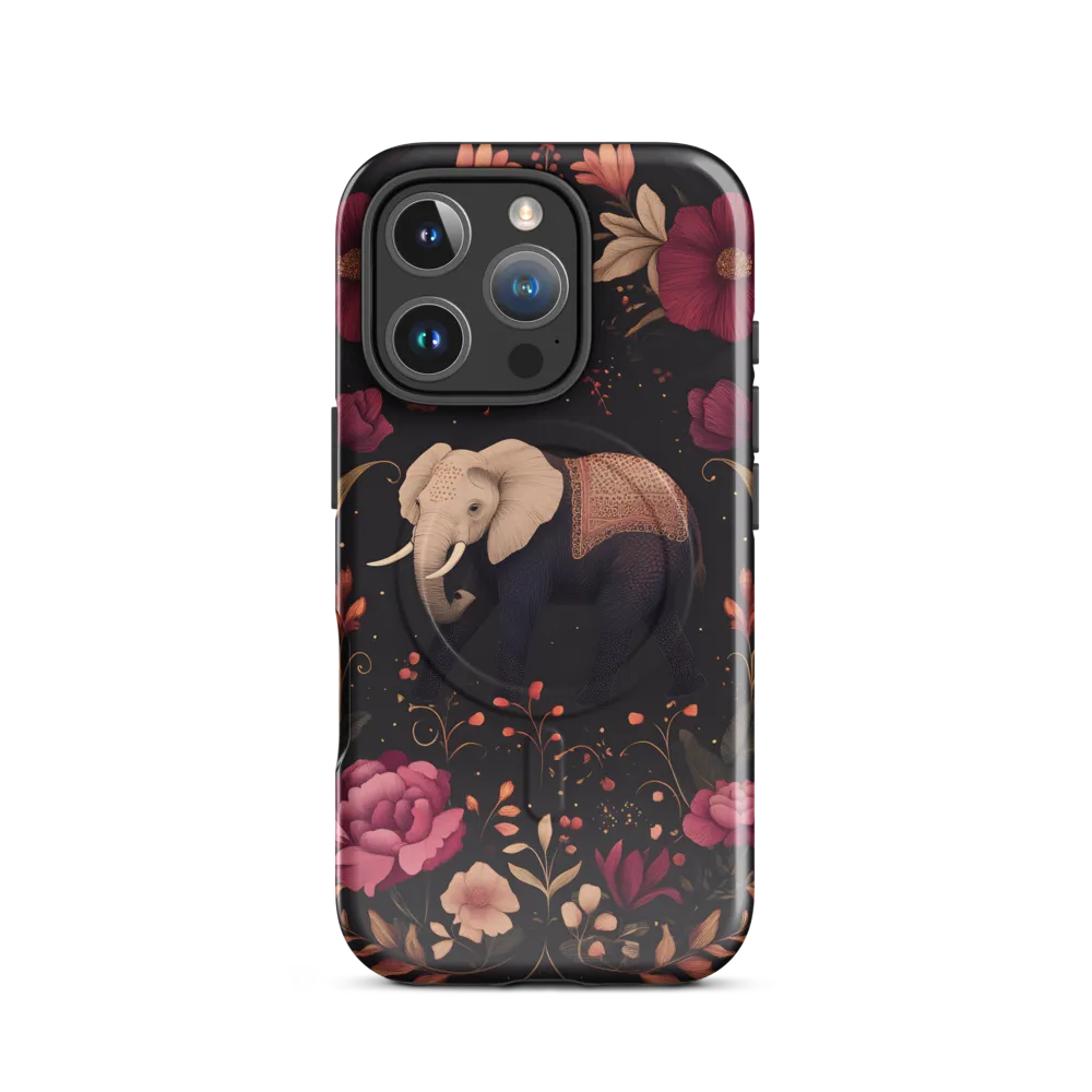 Whispers of the Wild: Elephants and Blooms