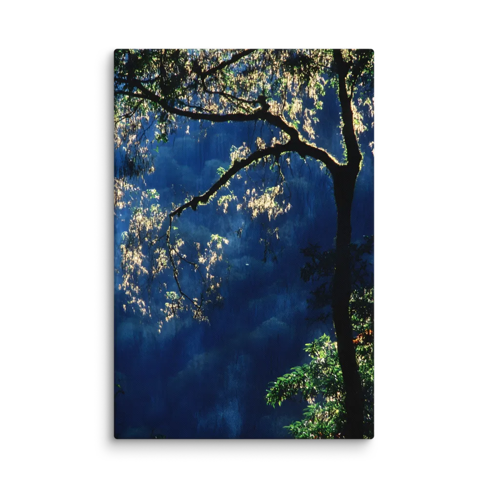 Whispers of Nature: The Silhouette of Serenity | Canvas | 32″×48″