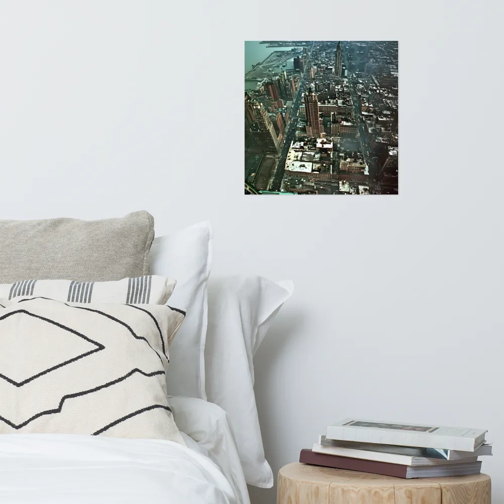 Aerial Symphony of Urban Life | Poster | 16″×16″