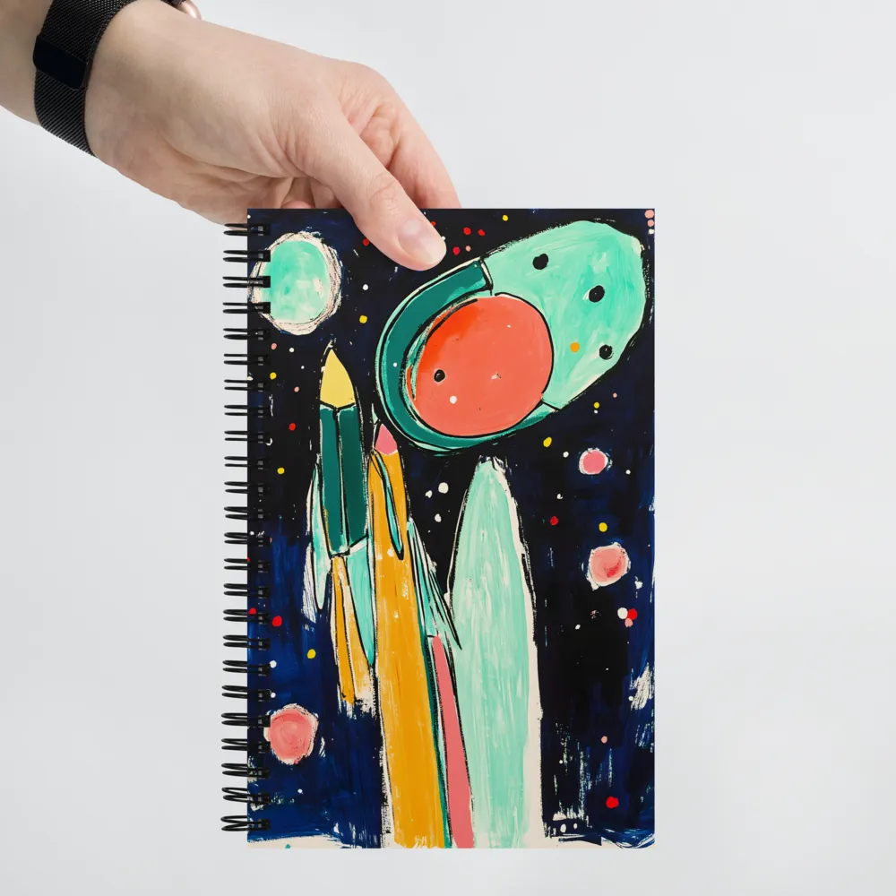 Playful Exploration of the Cosmos | Spiral Notebook