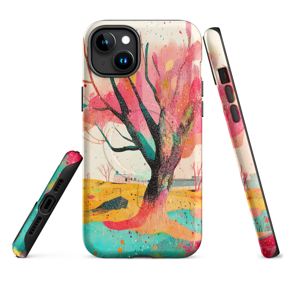 Whispers of a Colorful Tree | Phone Case |  15 Plus | MagSafe® Tough Case | Matte