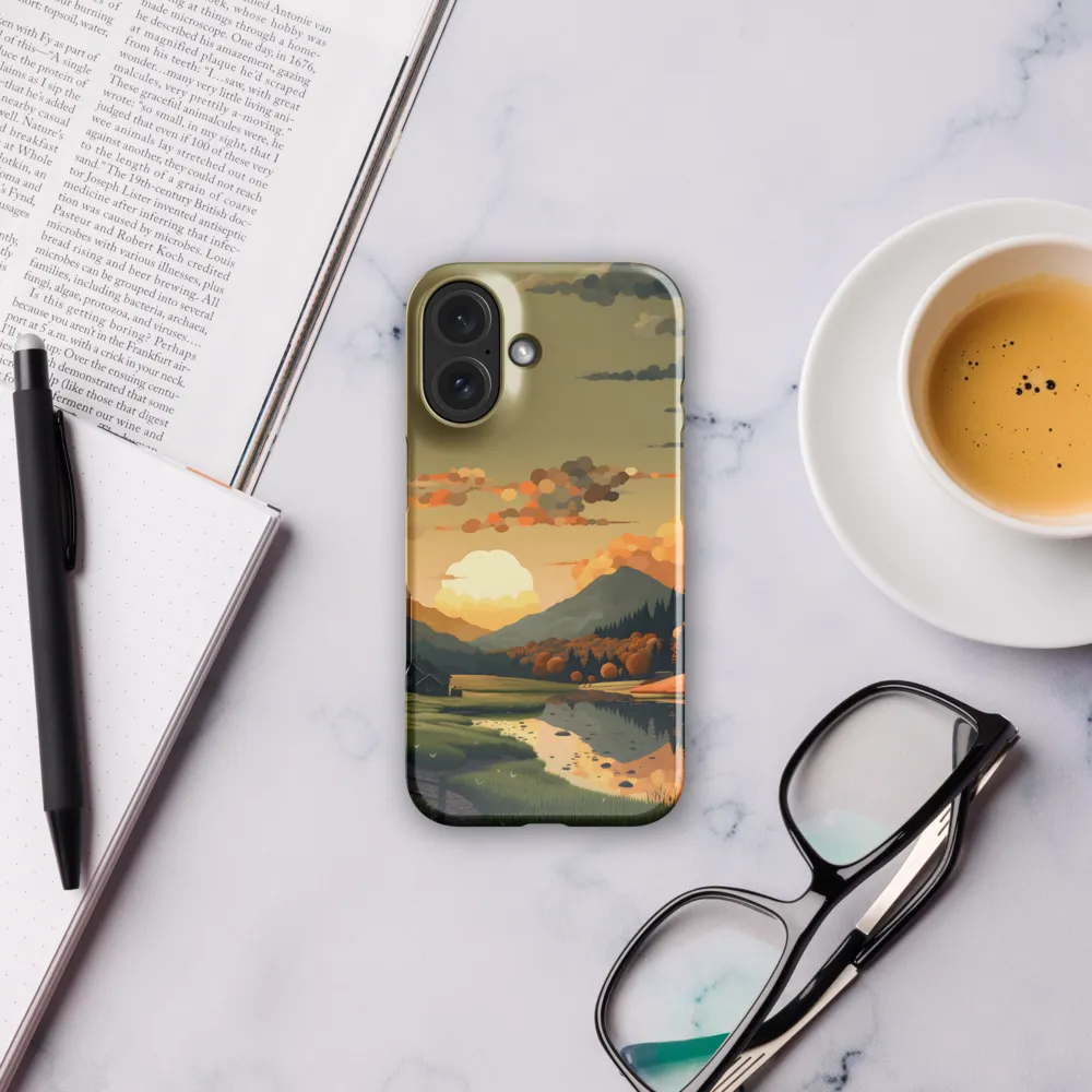 Whispers of Autumn: A Tranquil Evening | Phone Case |  16 | Snap Case | Glossy