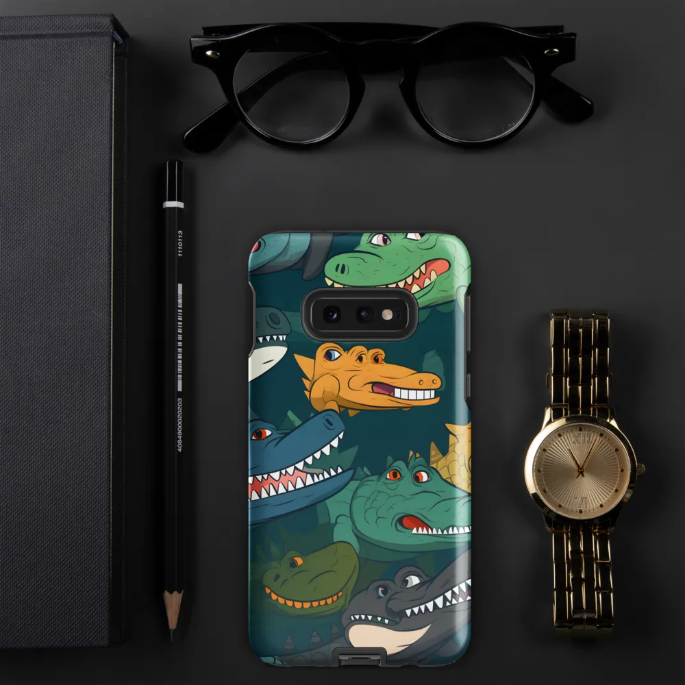 Cheerful Crocodilian Parade