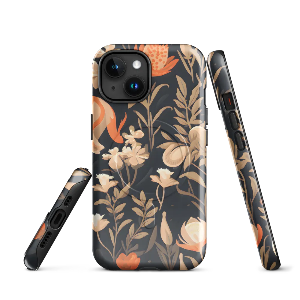 Floral Harmony: A Dance in the Dark