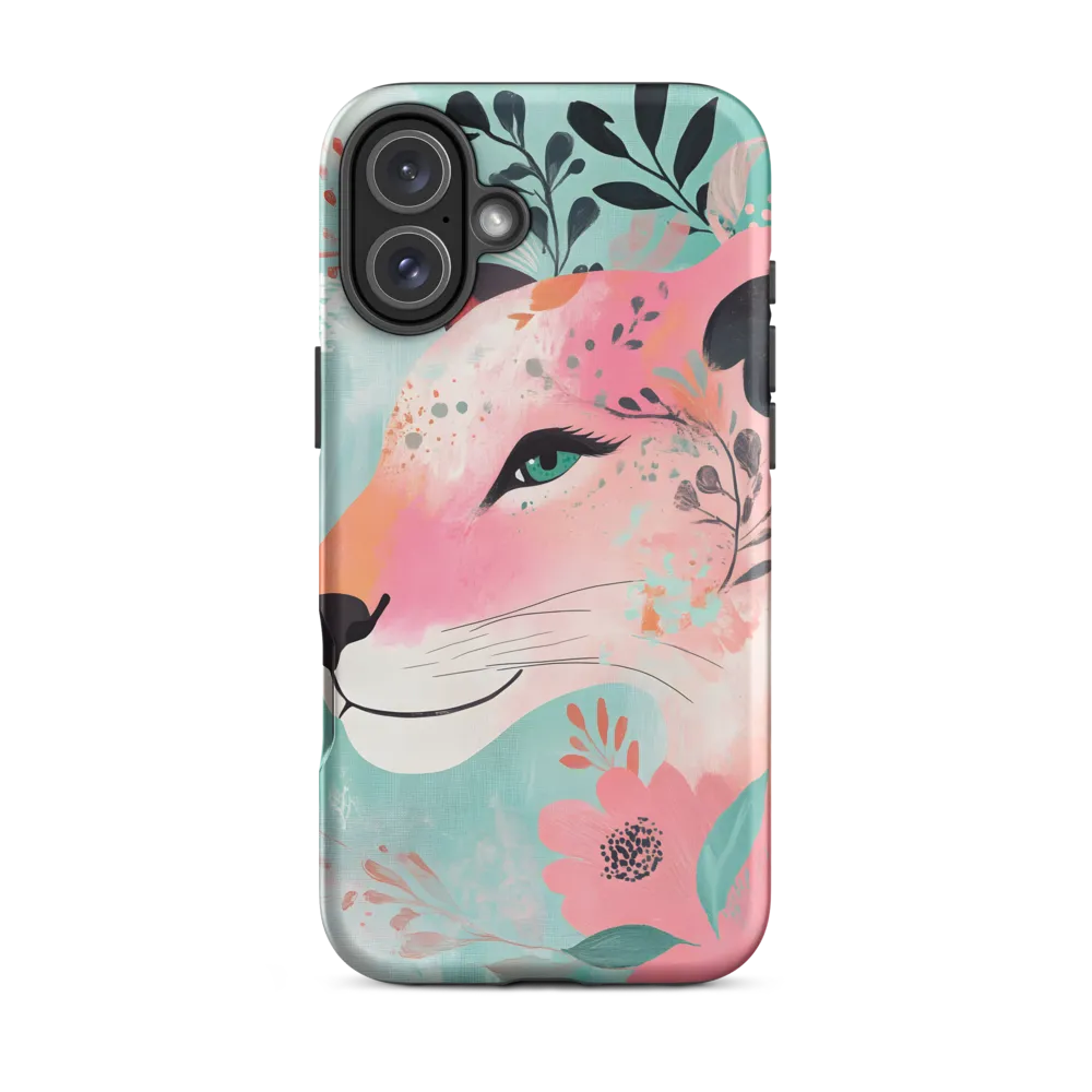 Whimsical Majesty: A Floral Lion