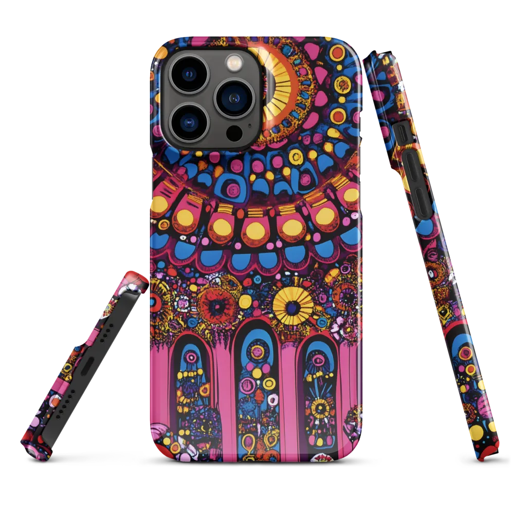 Whimsical Mandala Symphony | Phone Case |  13 Pro Max | Snap Case | Glossy