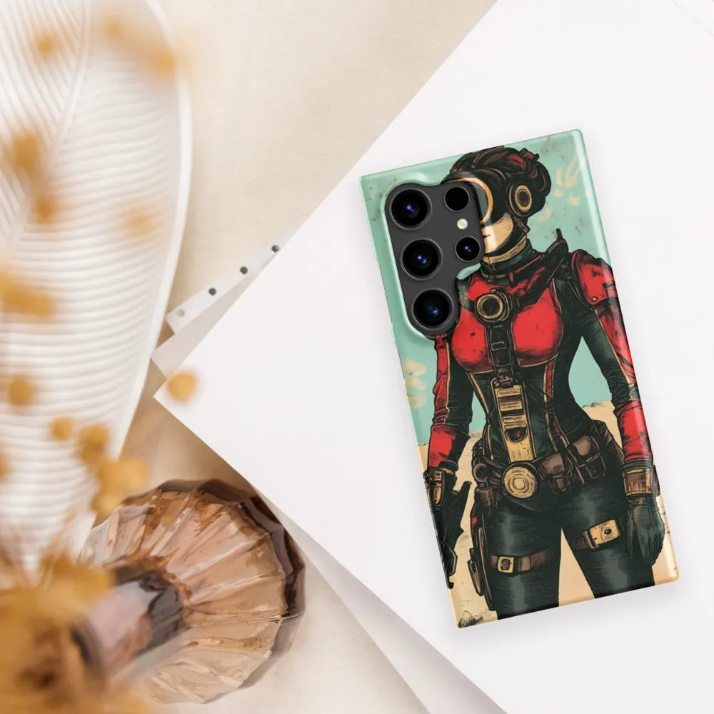 Futuristic Explorer: A Steampunk Adventure | Phone Case |  S24 Ultra | Snap Case | Matte