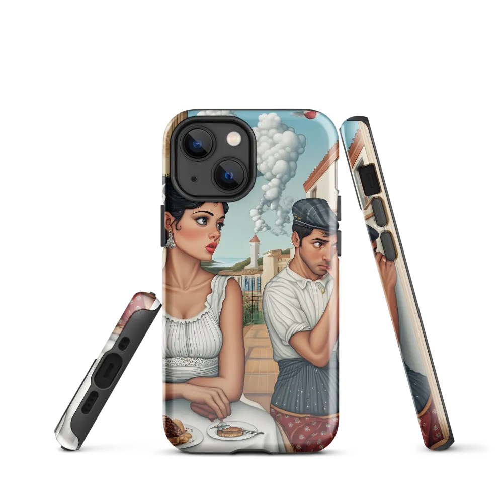 Tension Between Worlds | Phone Case |  13 mini | Tough Case | Glossy