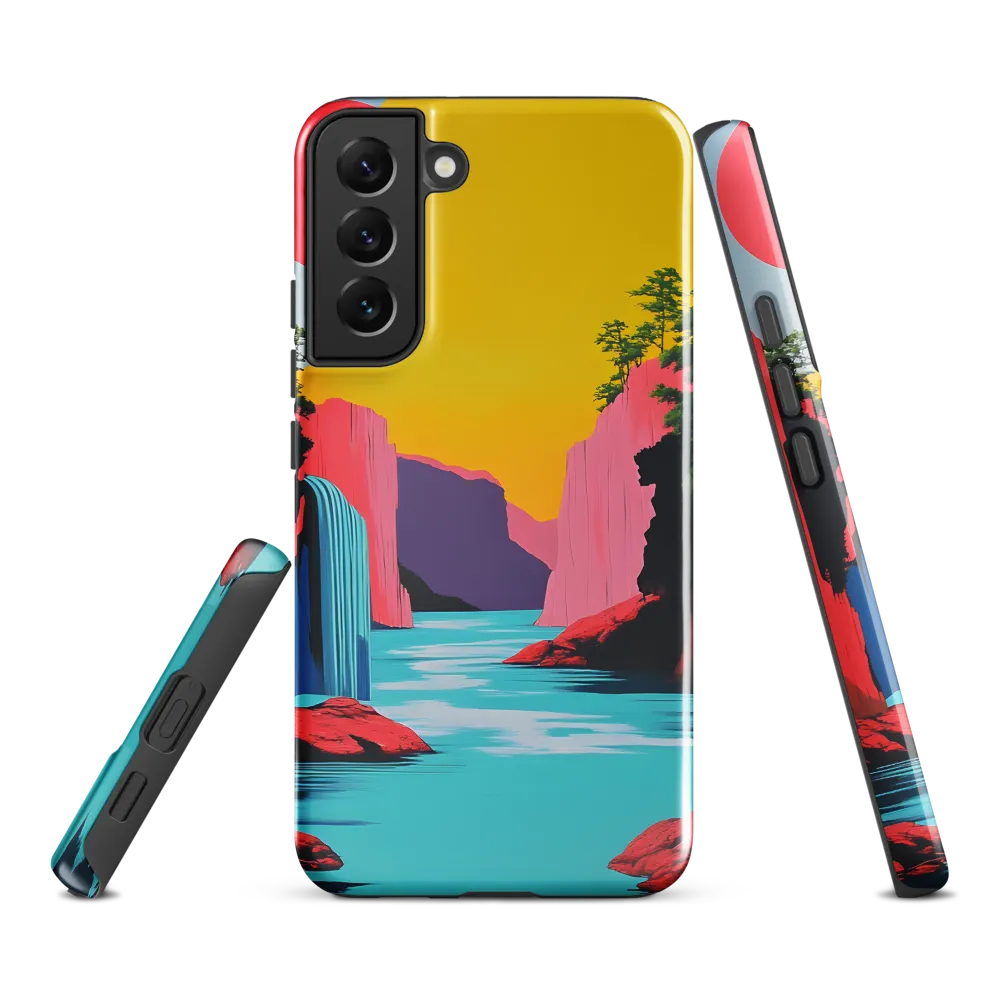 Dreamscape of Pink Cliffs and Turquoise Waters