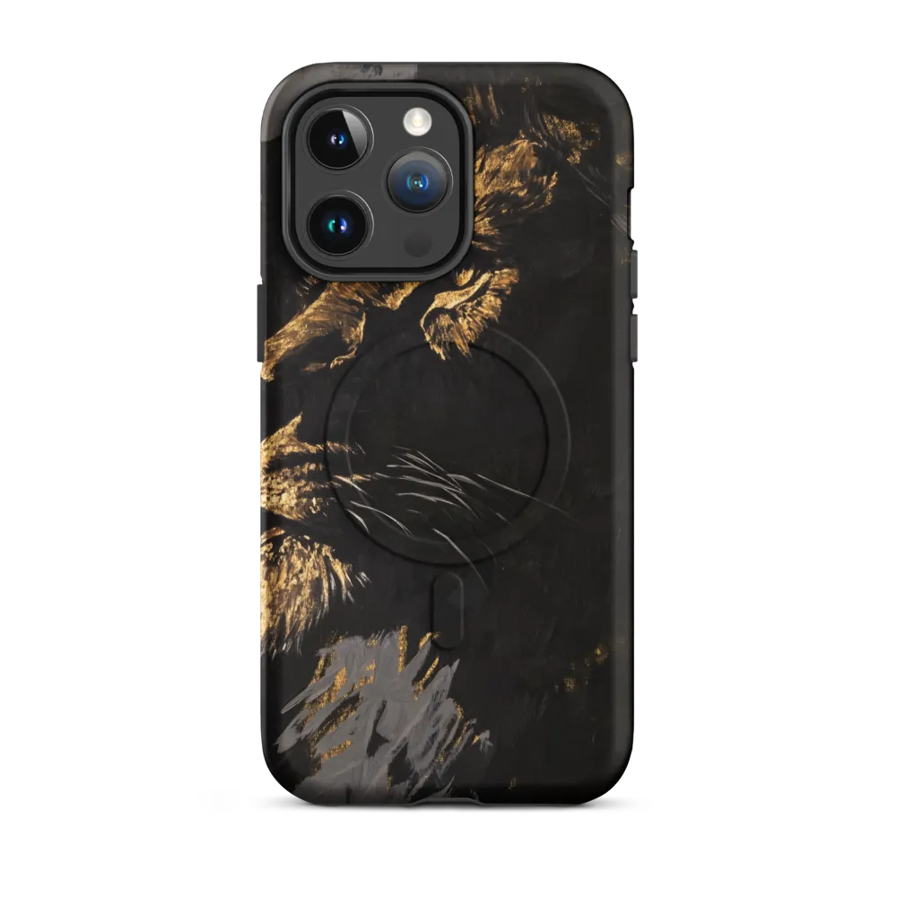 Majestic Gaze: The Golden Lion