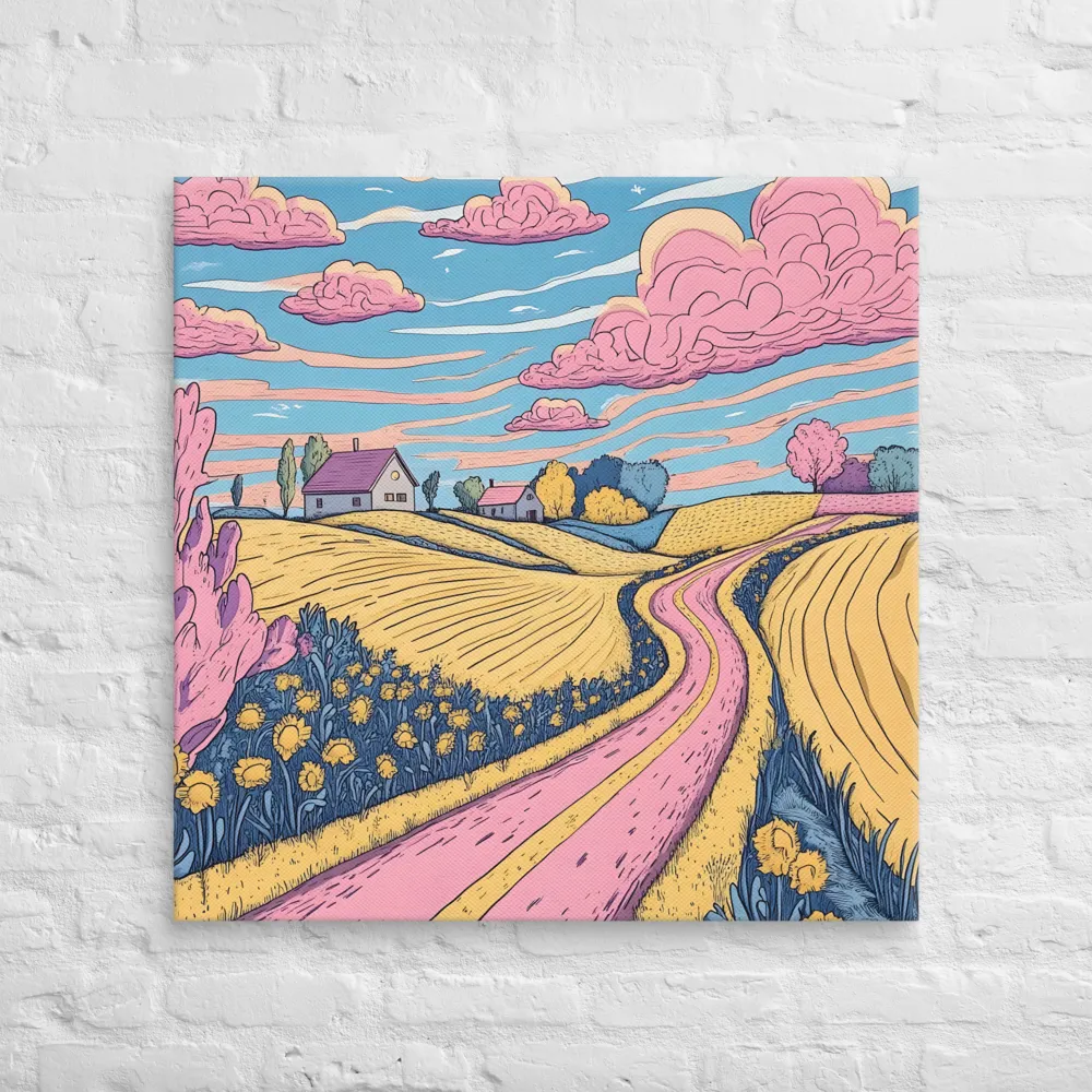 Idyllic Countryside Journey | Canvas | 32″×32″
