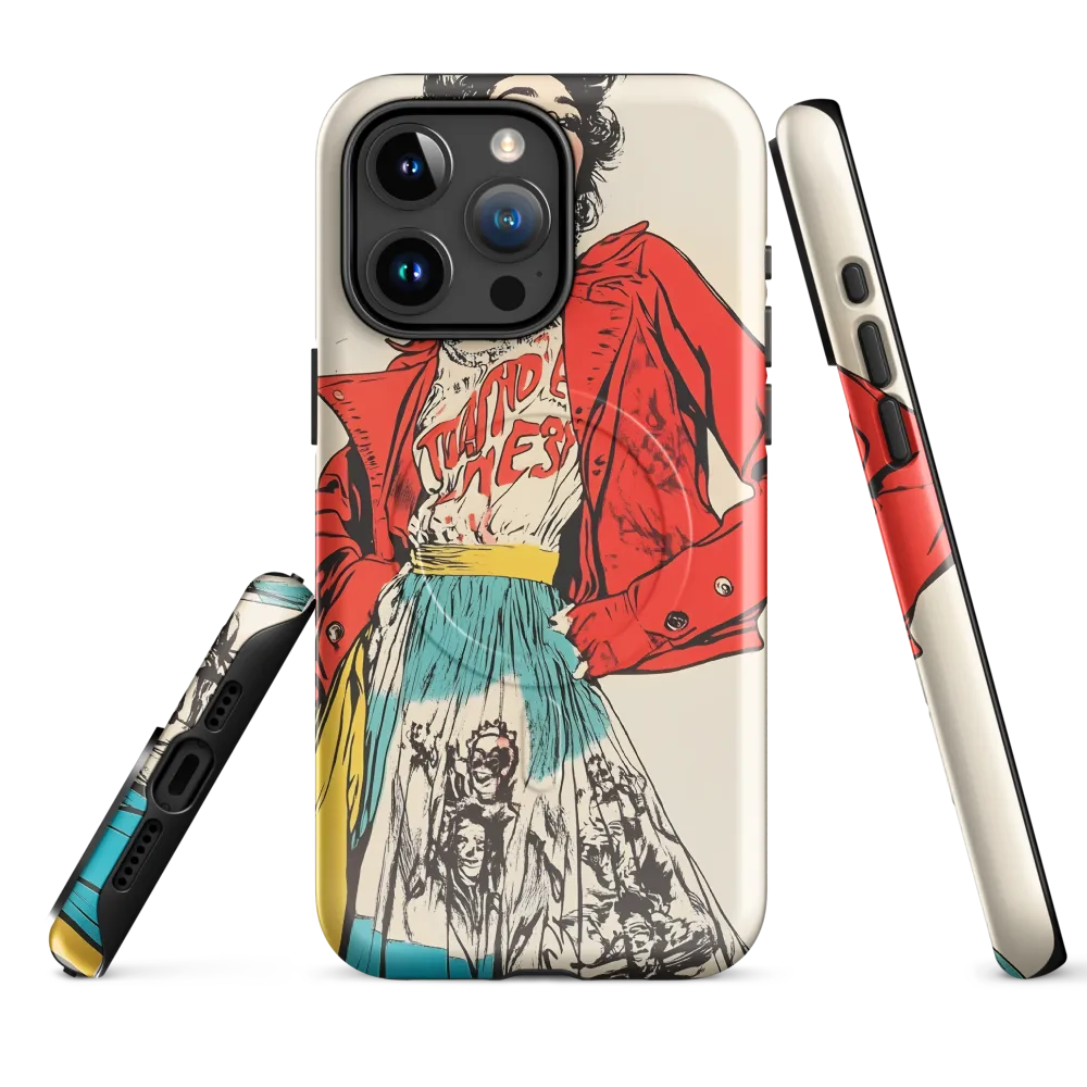 Vibrant Elegance: A Pop Art Fashion Statement