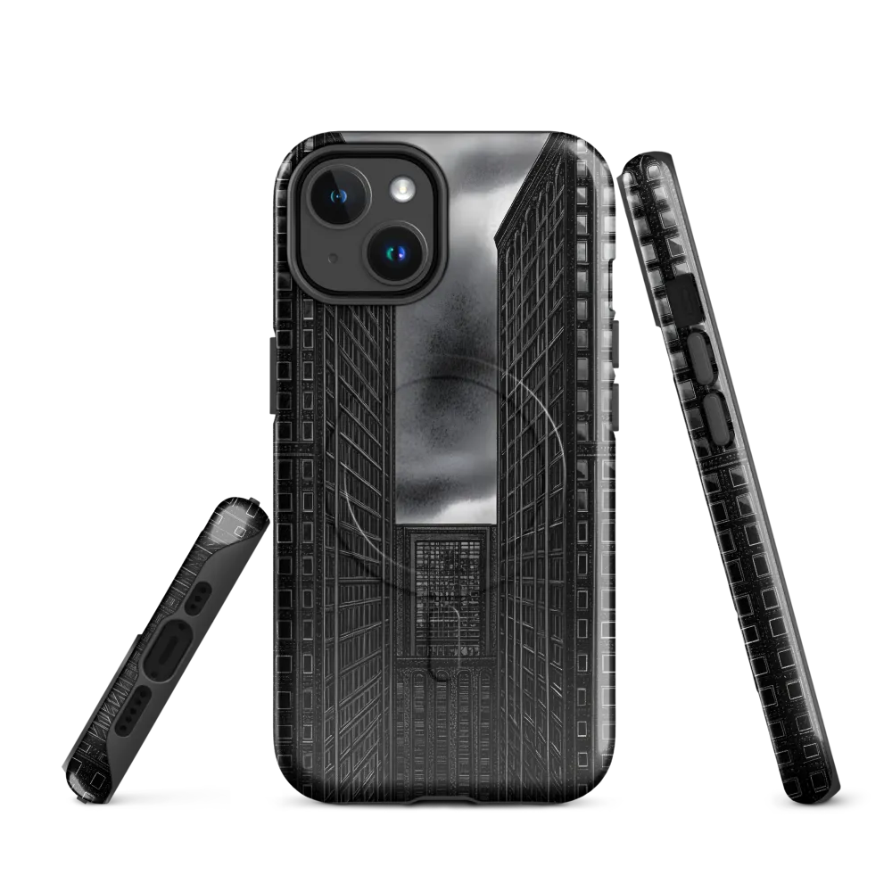 Between Towers: An Urban Reflection | Phone Case |  14 | MagSafe® Tough Case | Glossy