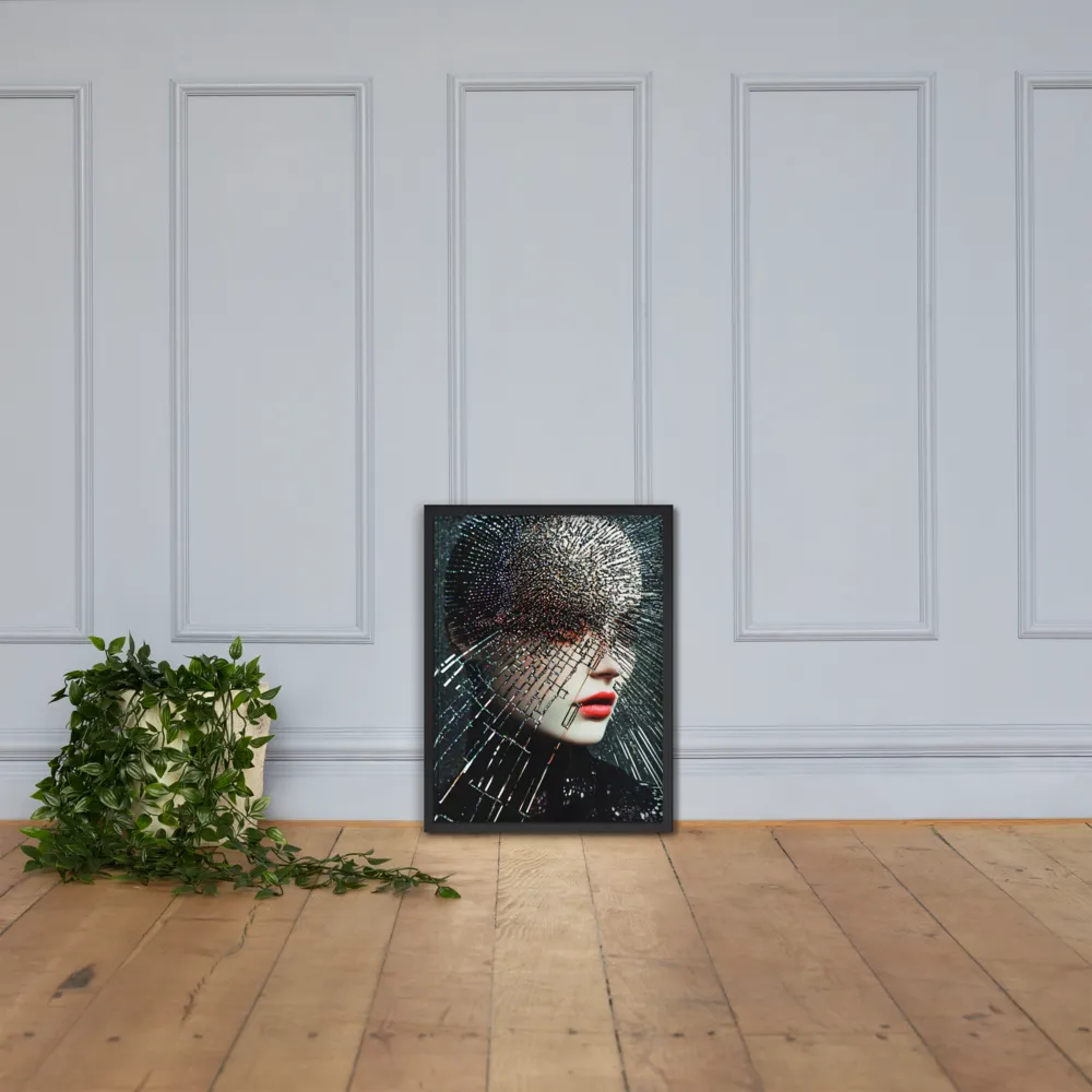 Fractured Identity | Poster with Black Frame | 18″×24″