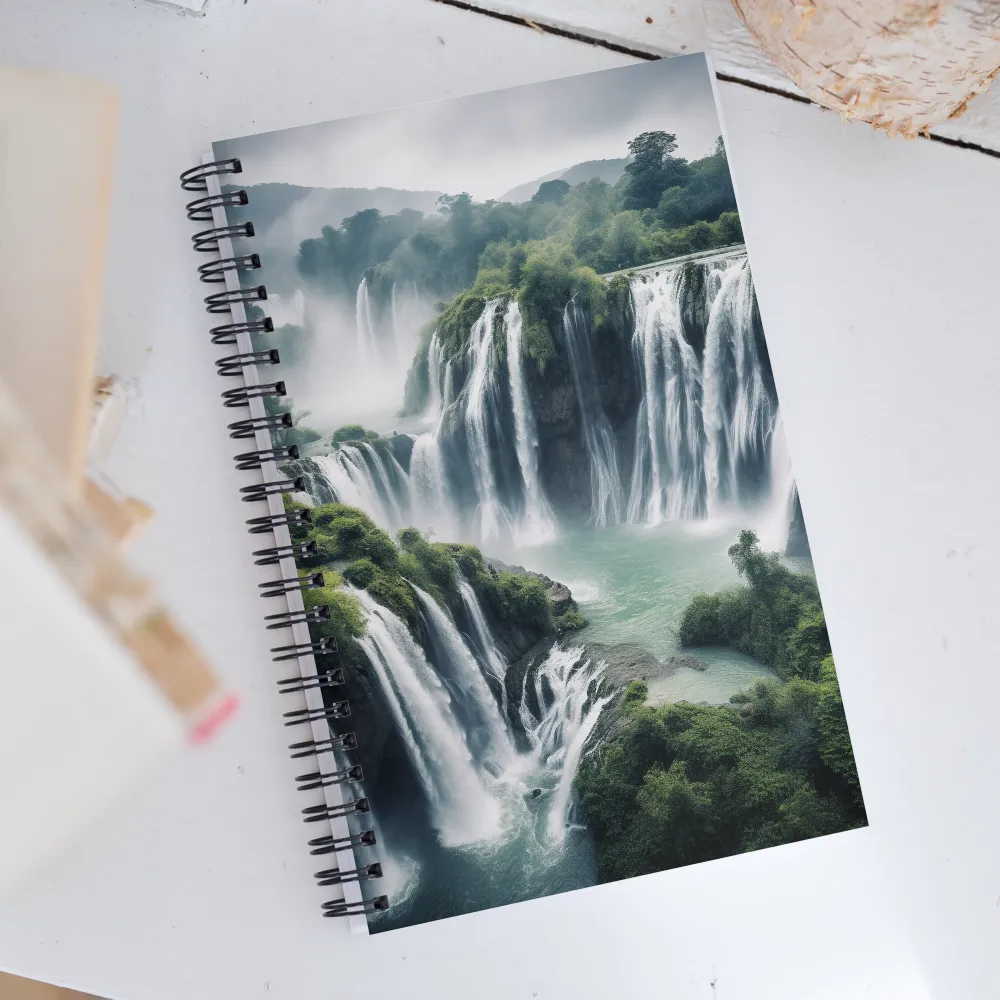 Whispers of the Cascades | Spiral Notebook