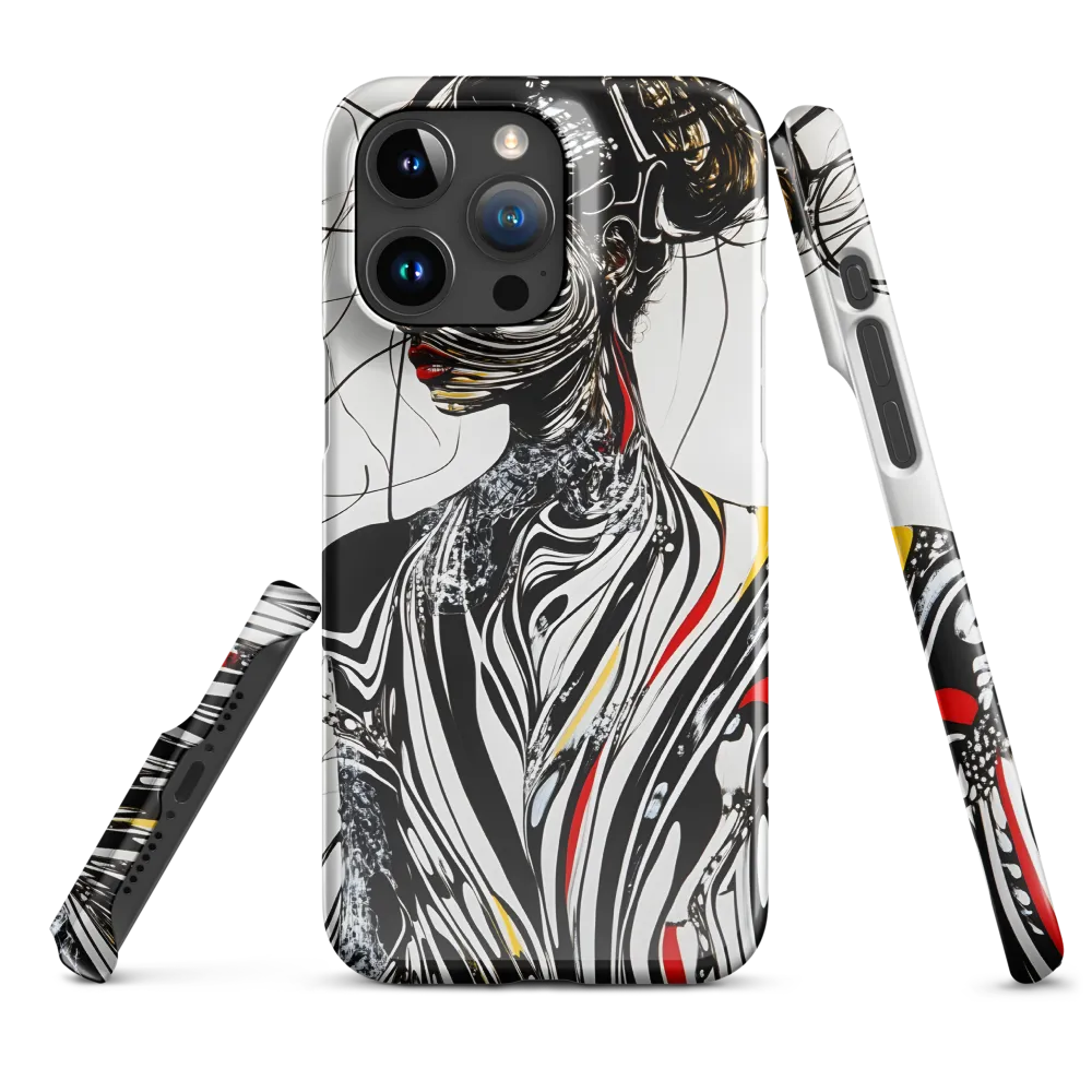 Whispers of the Abstract | Phone Case |  15 Pro Max | Snap Case | Glossy
