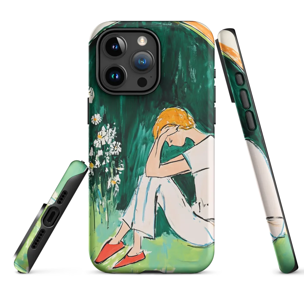 Silent Sorrow | Phone Case |  15 Pro Max | Tough Case | Matte