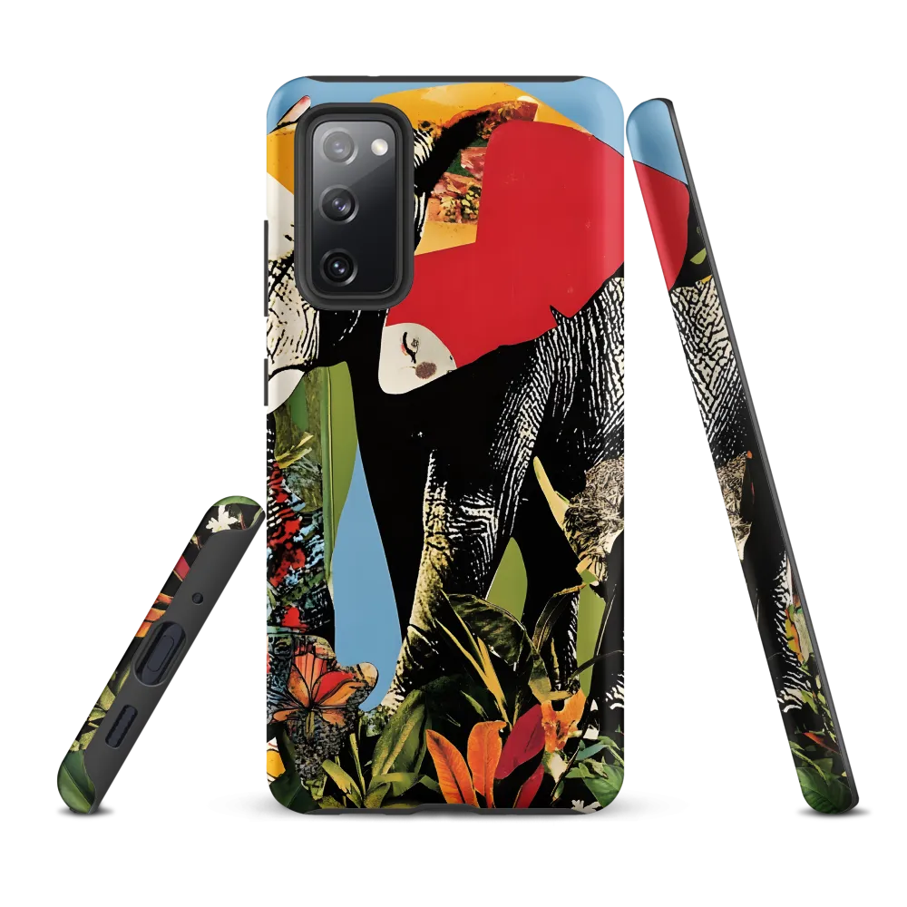 Harmony of Nature: The Elephant's Embrace | Phone Case |  S20 FE | Tough Case | Matte