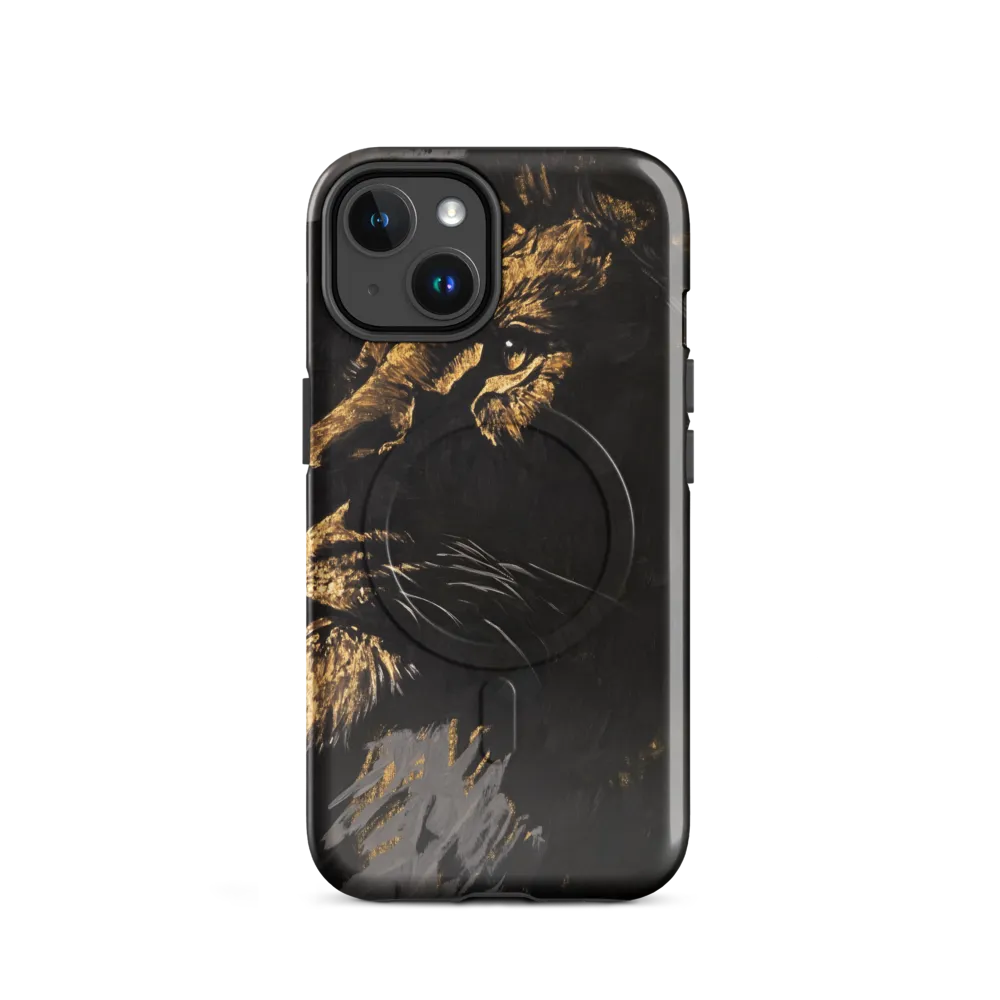Majestic Gaze: The Golden Lion