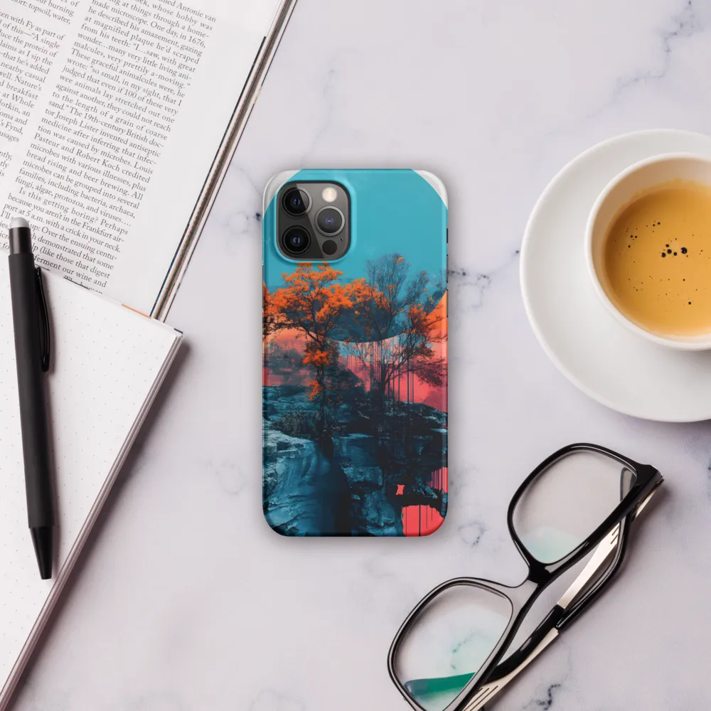 Ethereal Landscapes: A Dance of Color and Form | Phone Case |  12 Pro | Snap Case | Matte