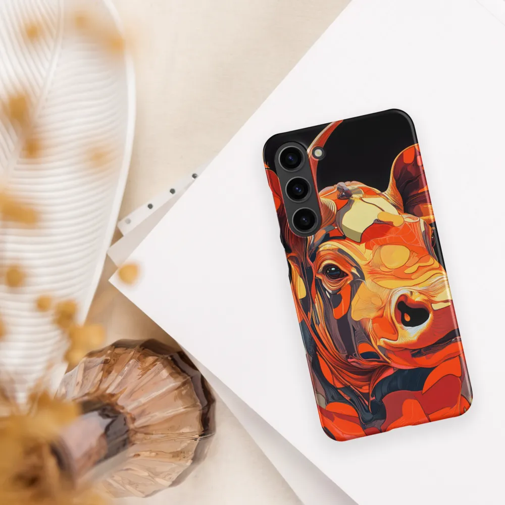 Modern Serenade: The Vibrant Cow