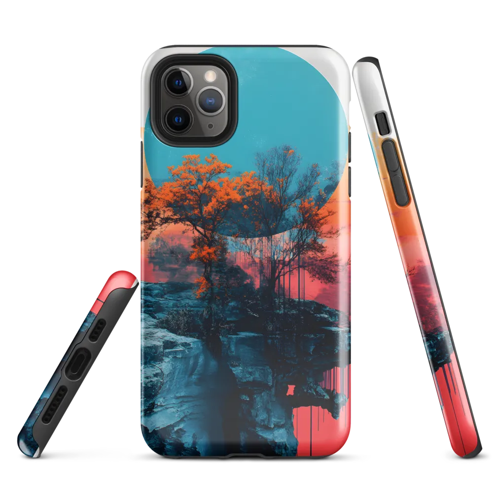 Ethereal Landscapes: A Dance of Color and Form | Phone Case |  11 Pro Max | Tough Case | Glossy