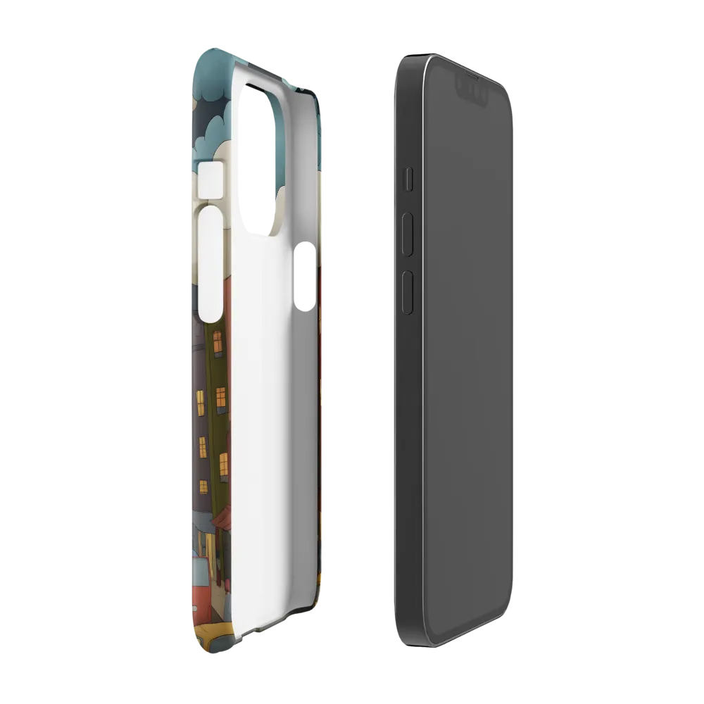 Urban Symphony: A City Awakens at Dusk | Phone Case |  13 Pro | Snap Case | Glossy