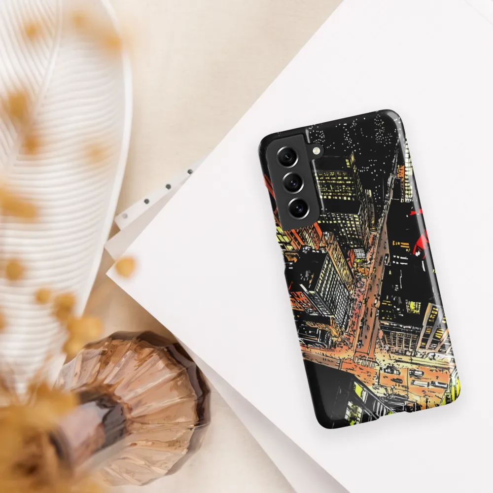 Urban Nightscape: A Bird's-eye View