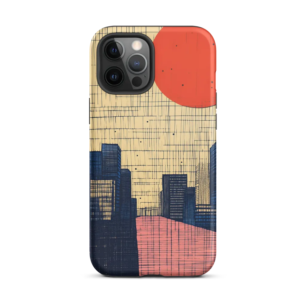 Urban Echoes: A Minimalist Cityscape